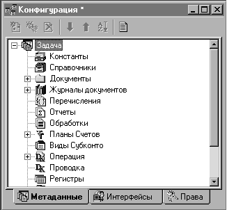 Окно метаданных